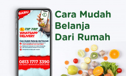 Belanja Dengan Layanan Tip Top WhatsApp Delivery