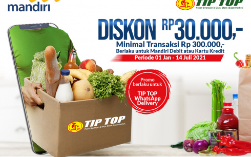 Promo Mandiri - TIP TOP WhatsApp Delivery