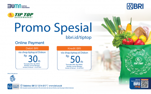 BRI DEBIT & KREDIT ONLINE SHOPPING